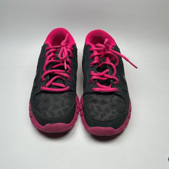 Nike Free Run 616698-001 Pre Owned Girls Size 4Y, Color Pink - Picture 2 of 10